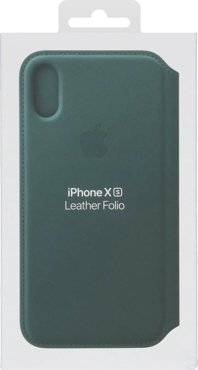 Apple Folio Hoesje iPhone XS - Groen MRWY2ZM/A - afbeelding 6 van 6