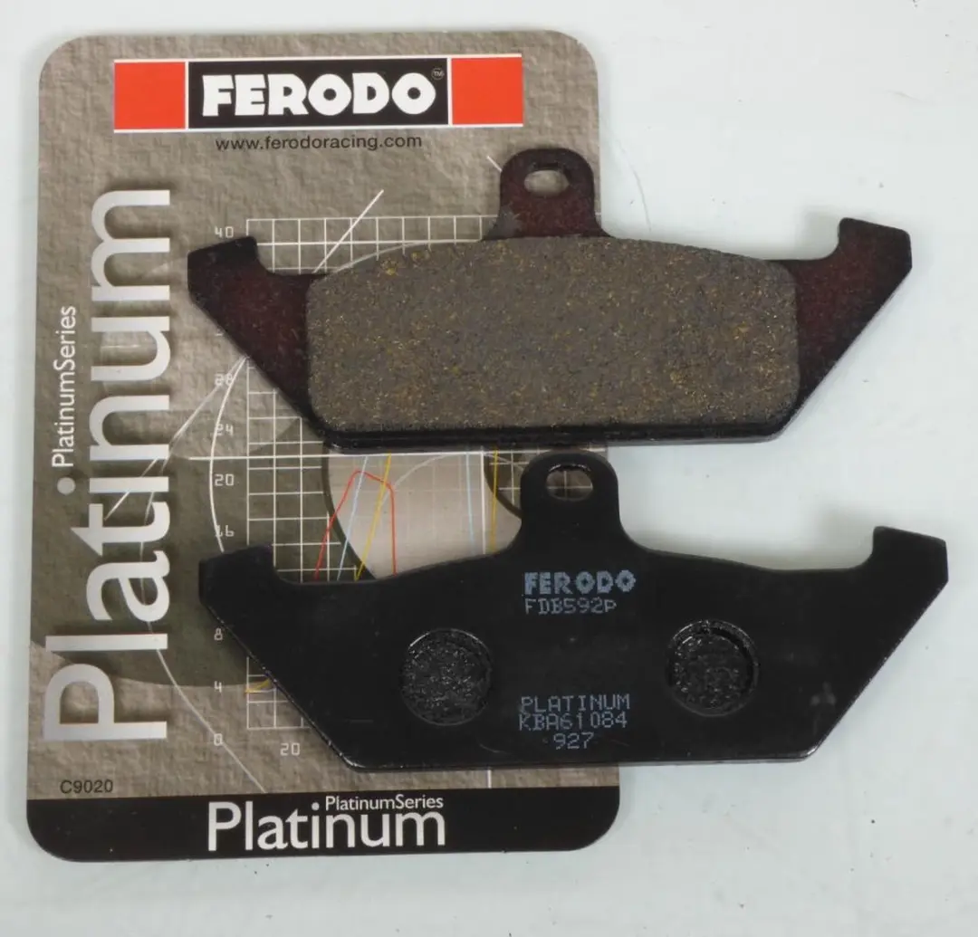 ferodo remblokje voor motor yamaha 125 dt tenere 1988 tot 1992 av nieuw