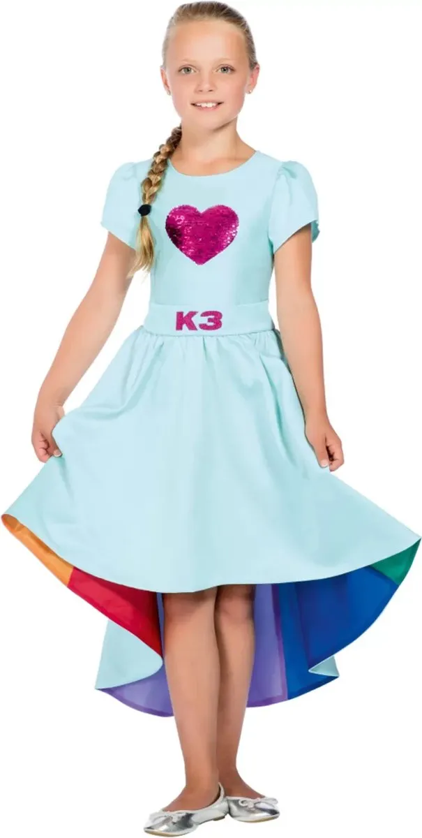 Studio 100 K3 Love Cruise Verkleedjurk - Maat 152 - Blauw