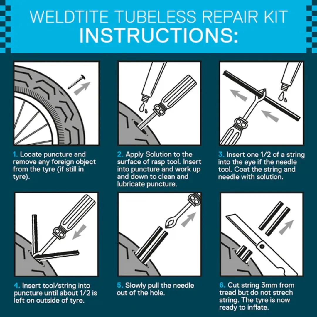 Weldtite Tubeless Repair Set - afbeelding 3 van 6