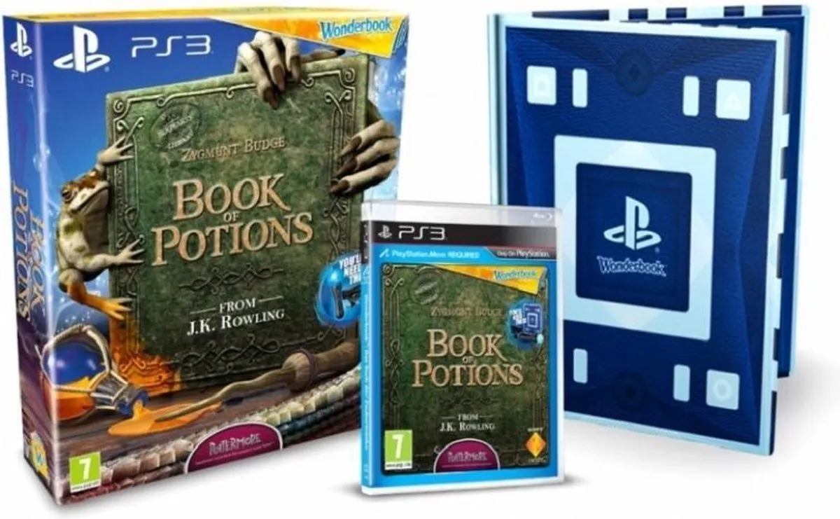 Sony PlayStation Wonderbook: Book of Potions Harry Potter - Vintage Sealed