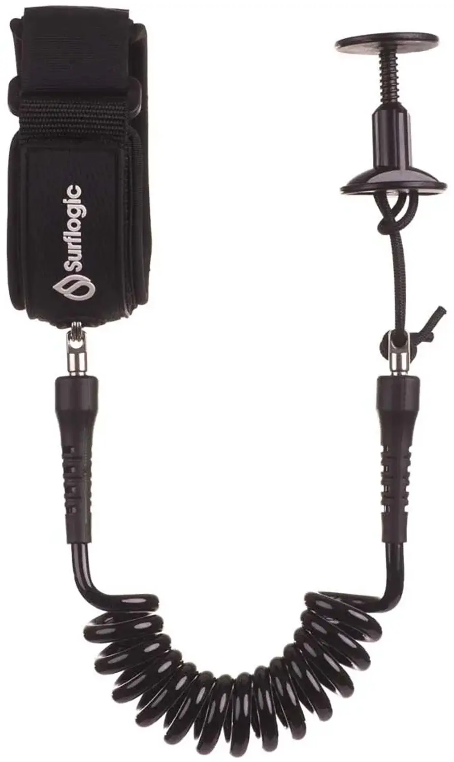 Surflogic Bodyboard Coil Bicep Surflijn Zwart