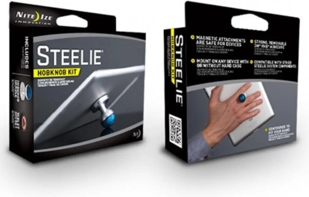 Nite Ize Steelie HobKnob Kit Tablethouder Zilver