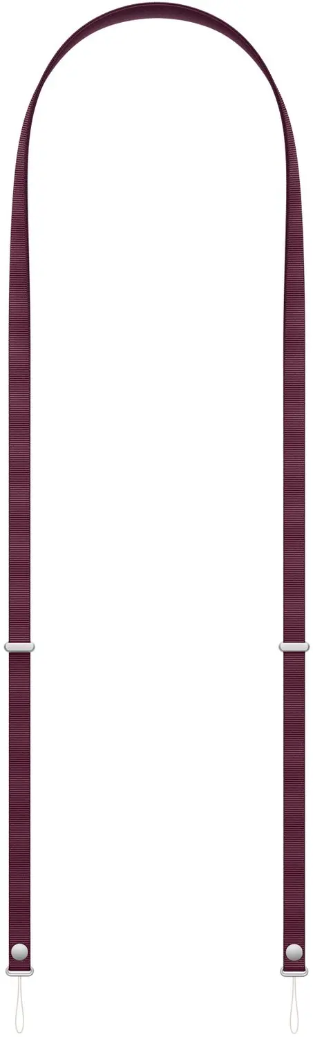 Apple Crossbody Strap Donkerrood