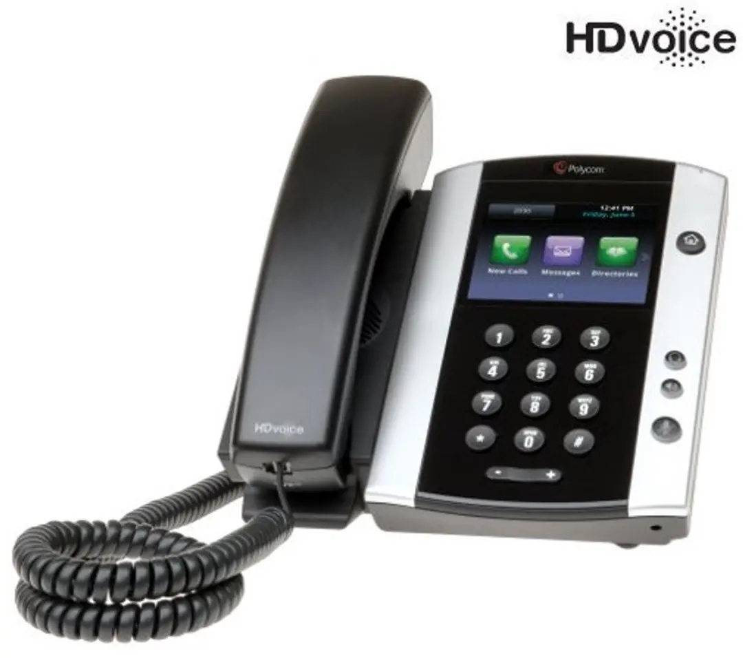 POLY VVX 500 IP telefoon Zwart, Zilver 12 regels LCD
