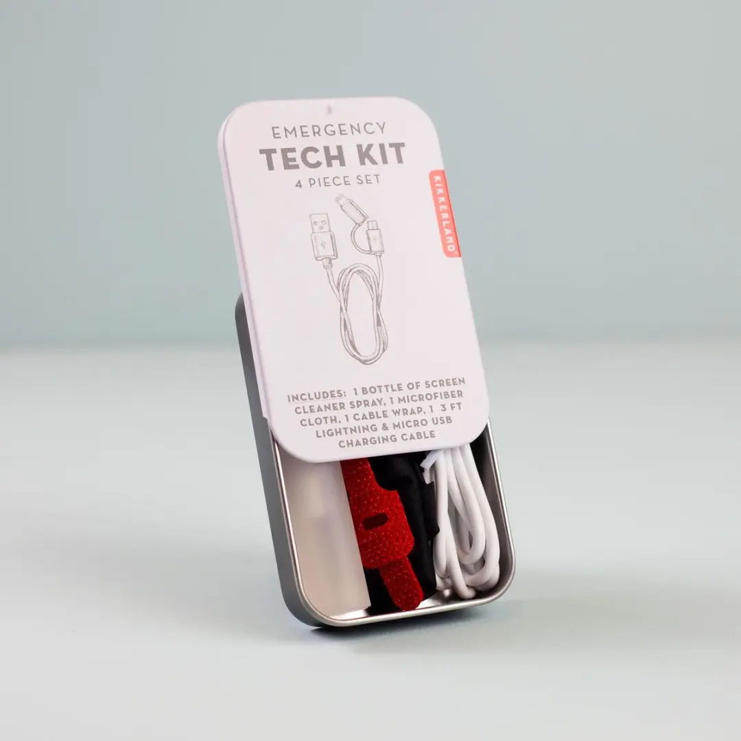 Kikkerland Tech Kit CD135 Reisaccessoires Wit - afbeelding 5 van 6