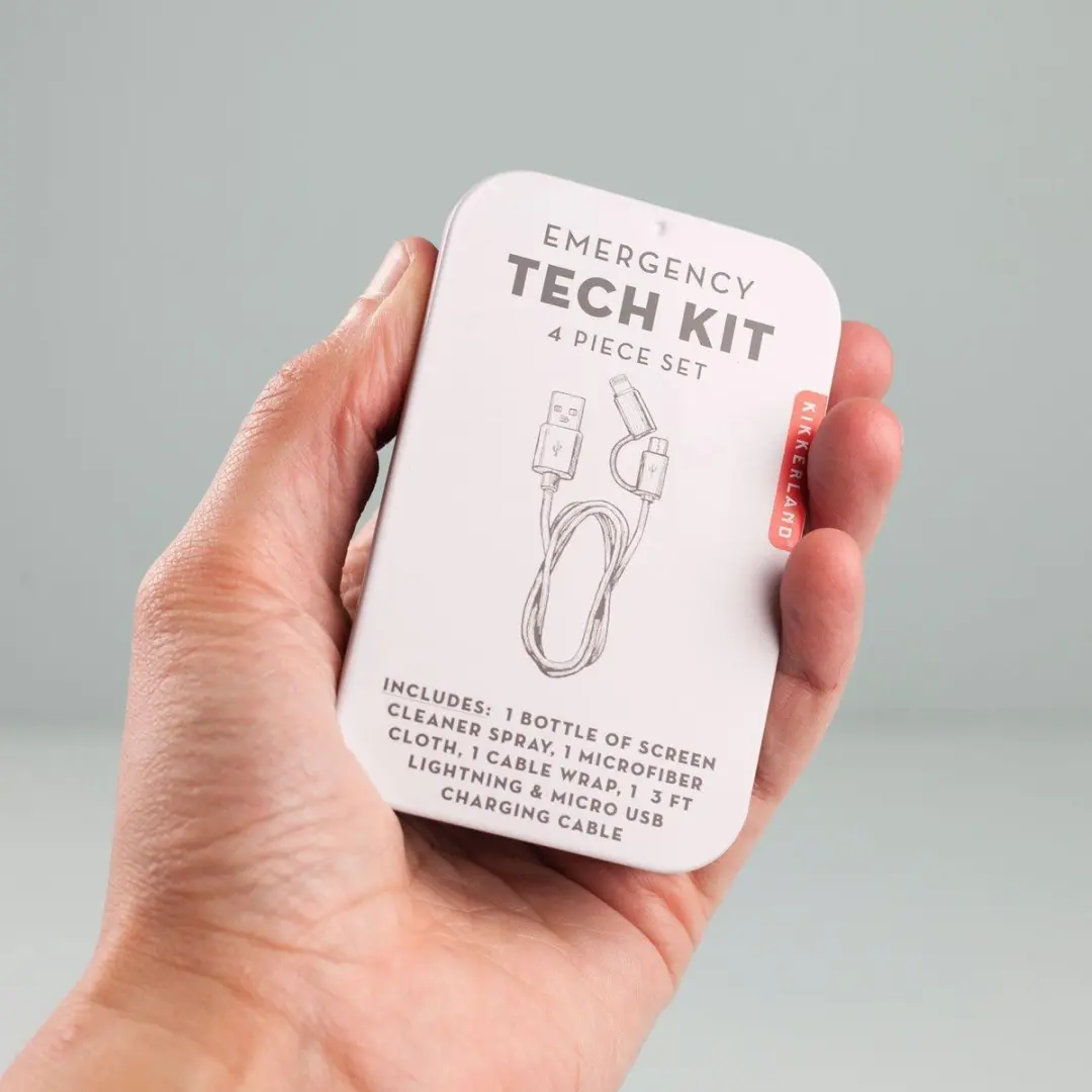 Kikkerland Tech Kit CD135 Reisaccessoires Wit - afbeelding 2 van 6
