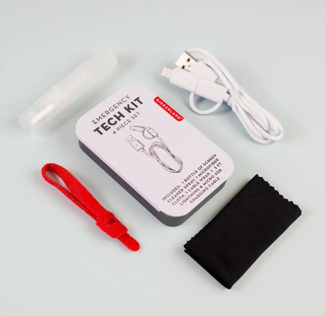 Kikkerland Tech Kit CD135 Reisaccessoires Wit - afbeelding 6 van 6