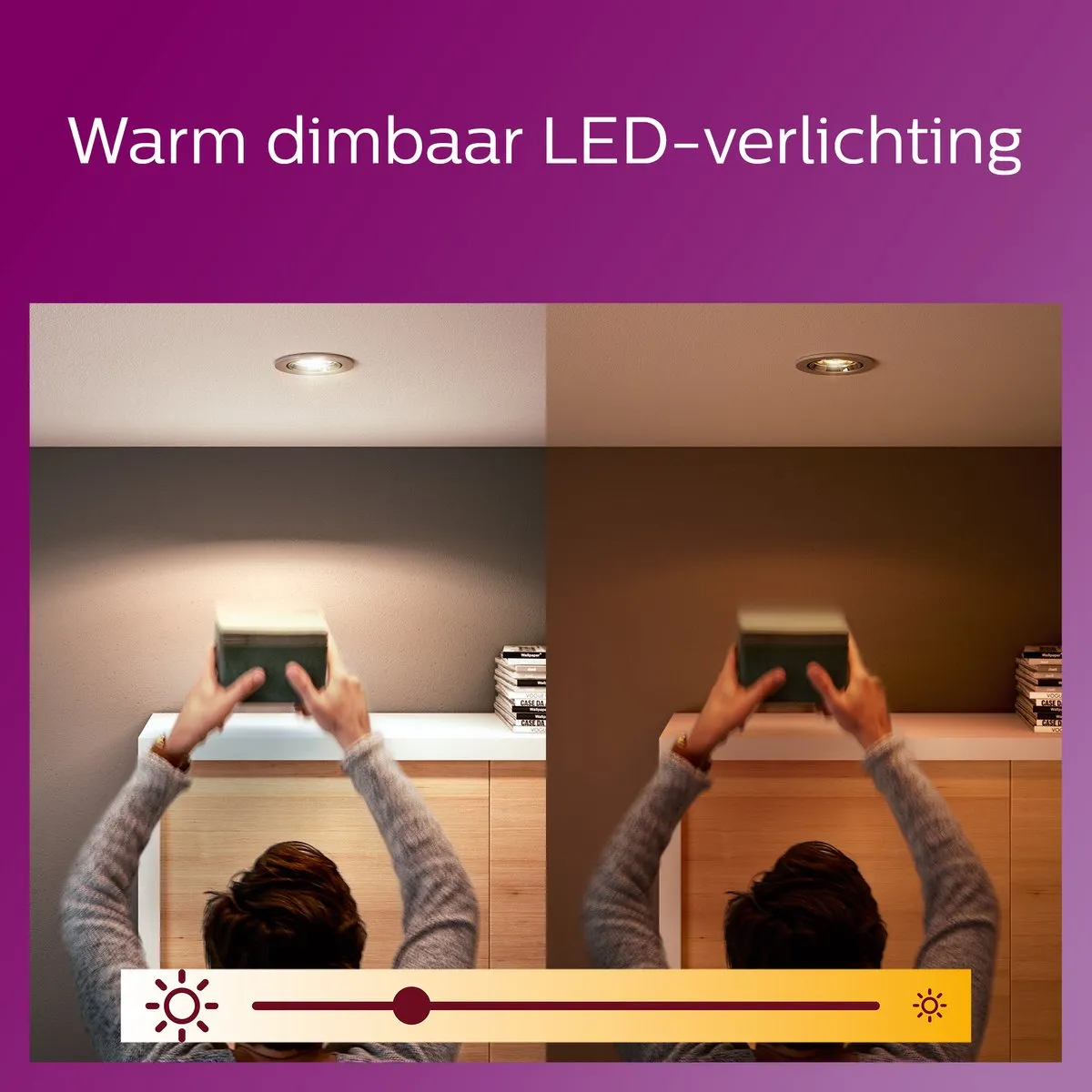 Philips LED Spot GU10 3.8W Warmwit - 6 Stuks