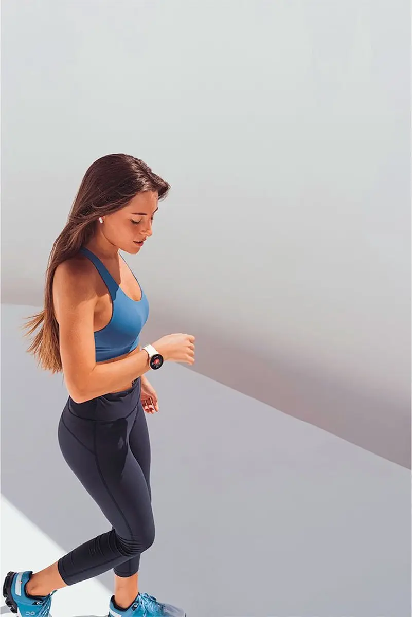 Polar Horlogebandje 20mm Silicone Tunnel S-L Wit - afbeelding 5 van 6