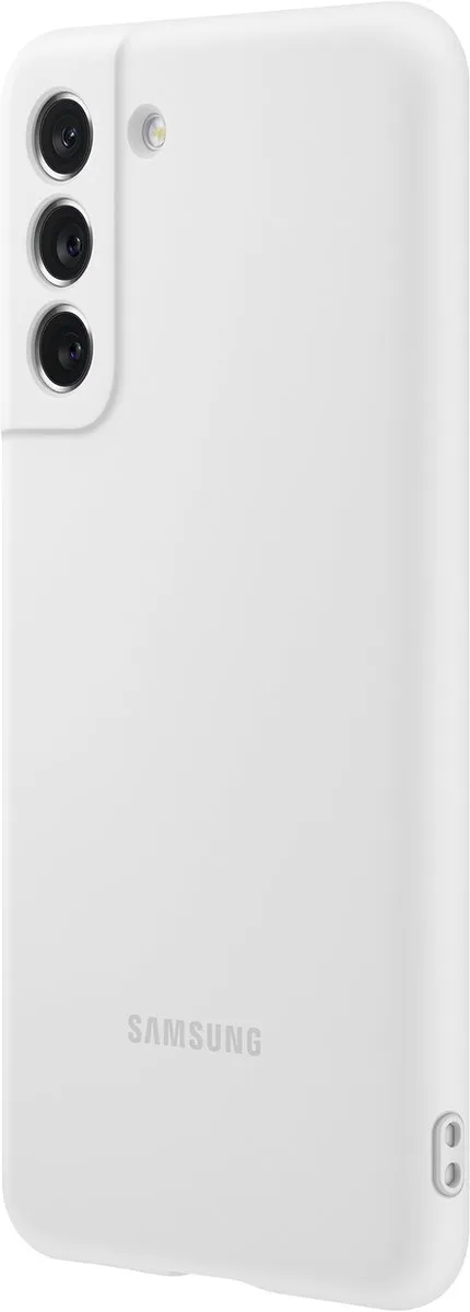 Samsung Siliconen Hoesje Galaxy S21 FE - Wit