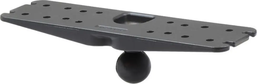 3" x 11" Rectangular Plate with 1.5" Ball RAM-137BU