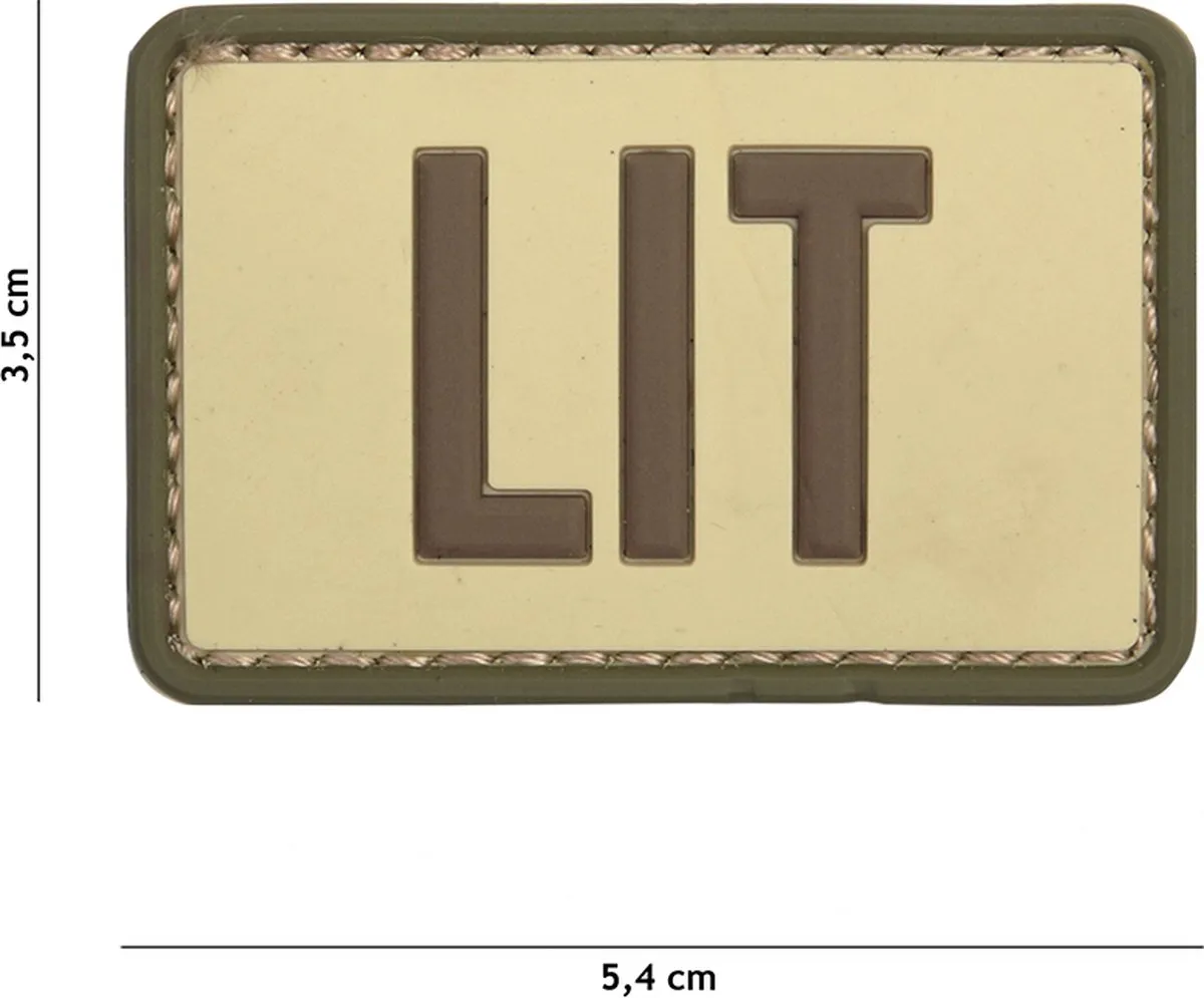 101 Inc Embleem 3D Pvc Lit Coyote 11135