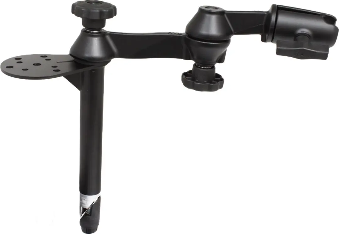 8" Upper Pole with Flange and Double Socket Arms