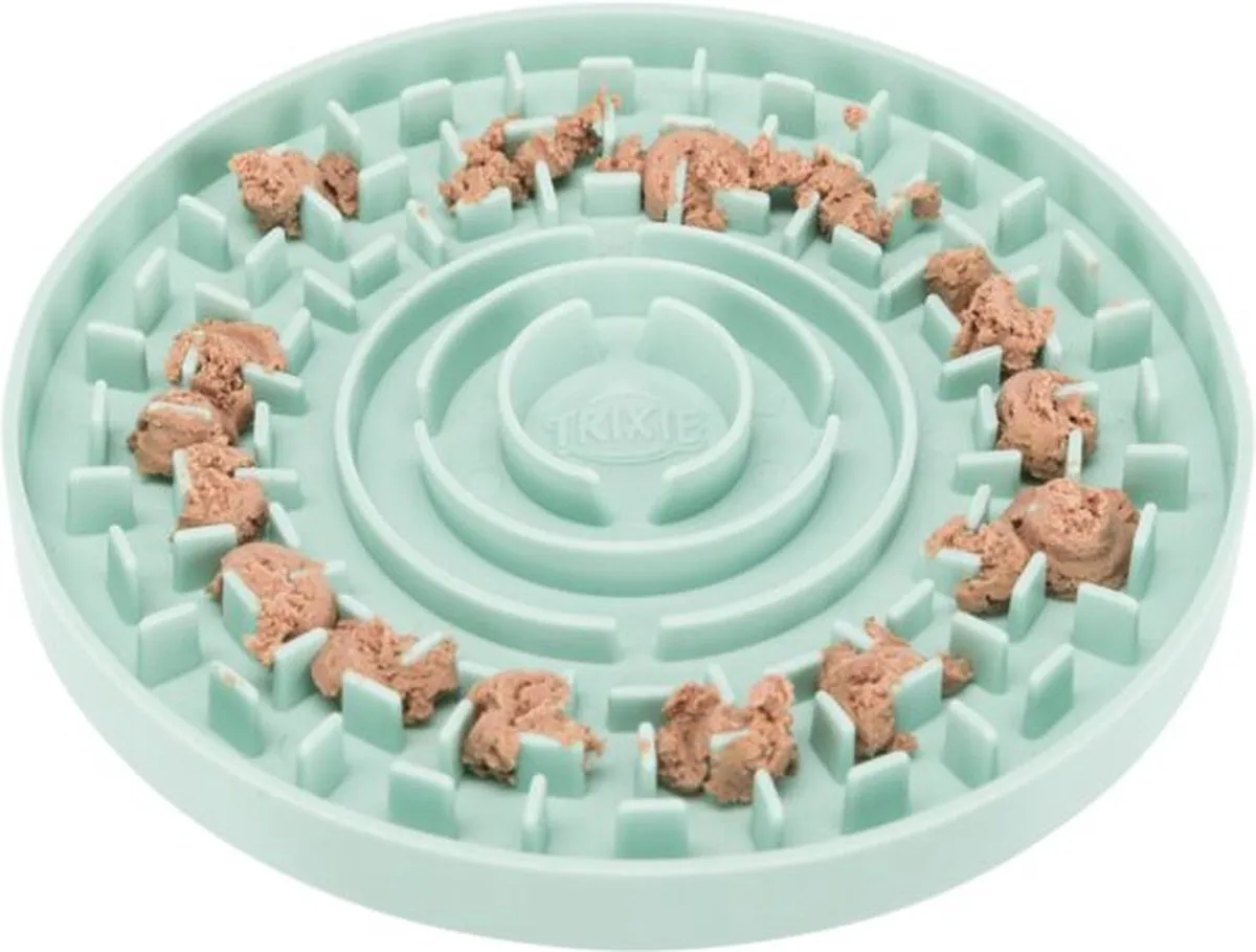 Trixie Junior Anti Schrokbak Likplaat Mintgroen 21x21cm - afbeelding 6 van 6