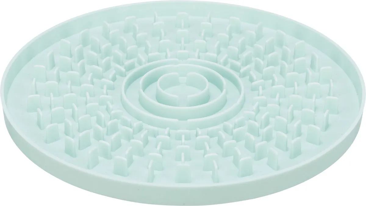 Trixie Junior Anti Schrokbak Likplaat Mintgroen 21x21cm