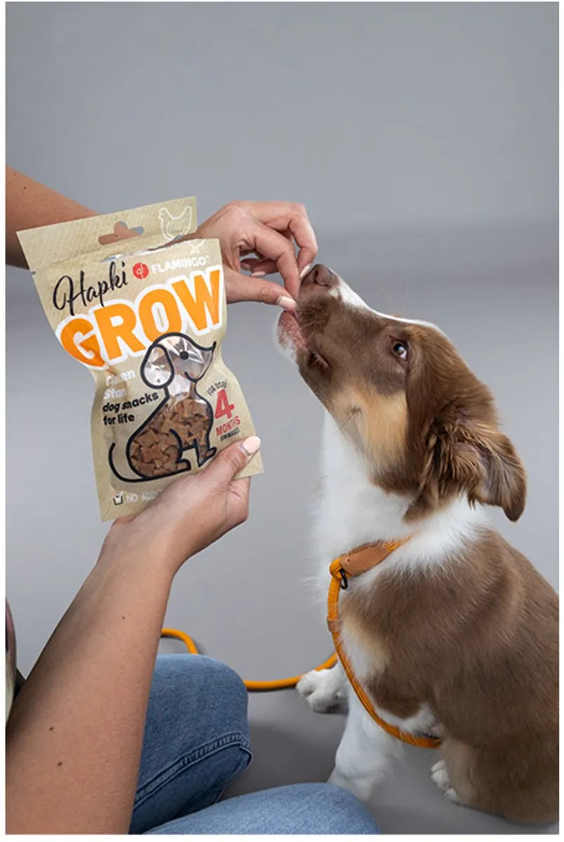 Flamingo Hapki Grow Chicken Puppyvoer 255g (3x85g)