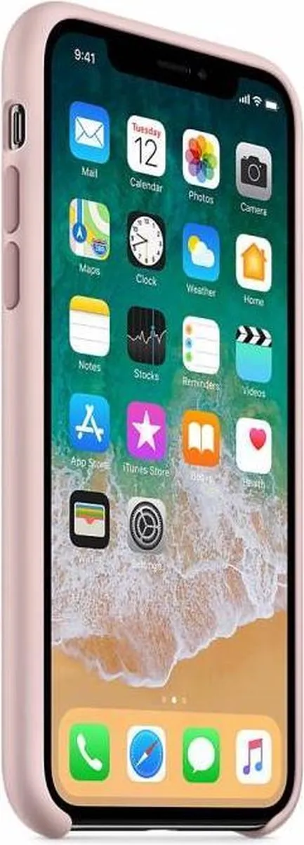 Apple iPhone X Siliconen Back Cover - Roze MQT62ZM/A