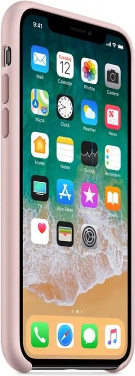 Apple iPhone X Siliconen Back Cover - Roze MQT62ZM/A