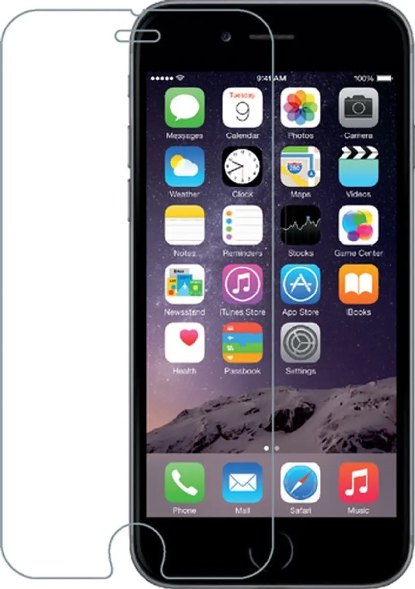 MH by Azuri screen protector Tempered Glass flatt