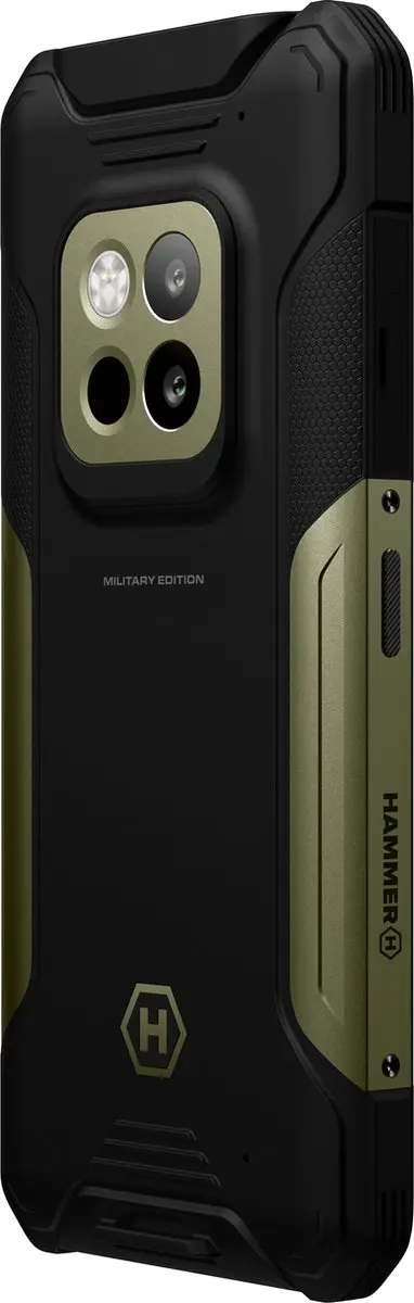 Hammer Construction 2 Thermal Smartphone 256GB - Zwart/Groen - afbeelding 6 van 6