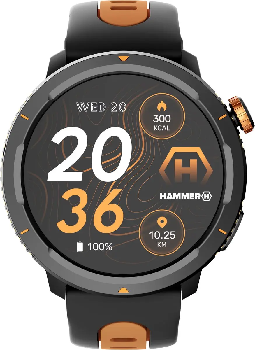 Hammer Watch 2 Lite Smartwatch 1.43" AMOLED - 45mm Multi - afbeelding 6 van 6