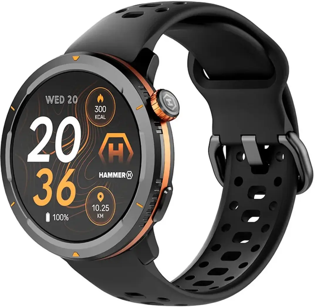 Hammer Watch 2 Lite Smartwatch 1.43" AMOLED - 45mm Multi - afbeelding 5 van 6