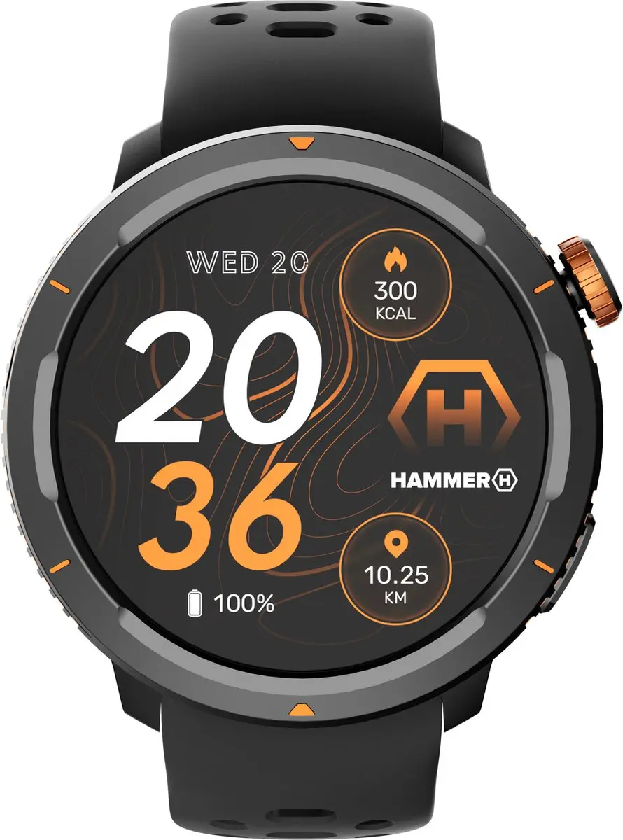 Hammer Watch 2 Lite Smartwatch 1.43" AMOLED