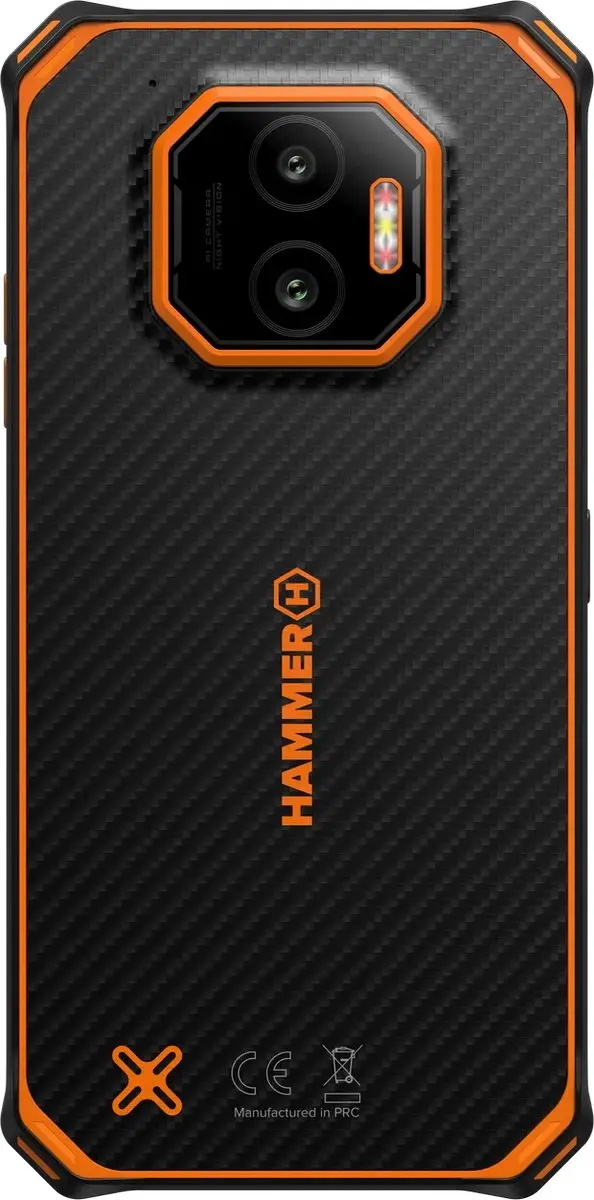 Hammer Energy X2 6/128GB - Zwart Oranje - afbeelding 3 van 6