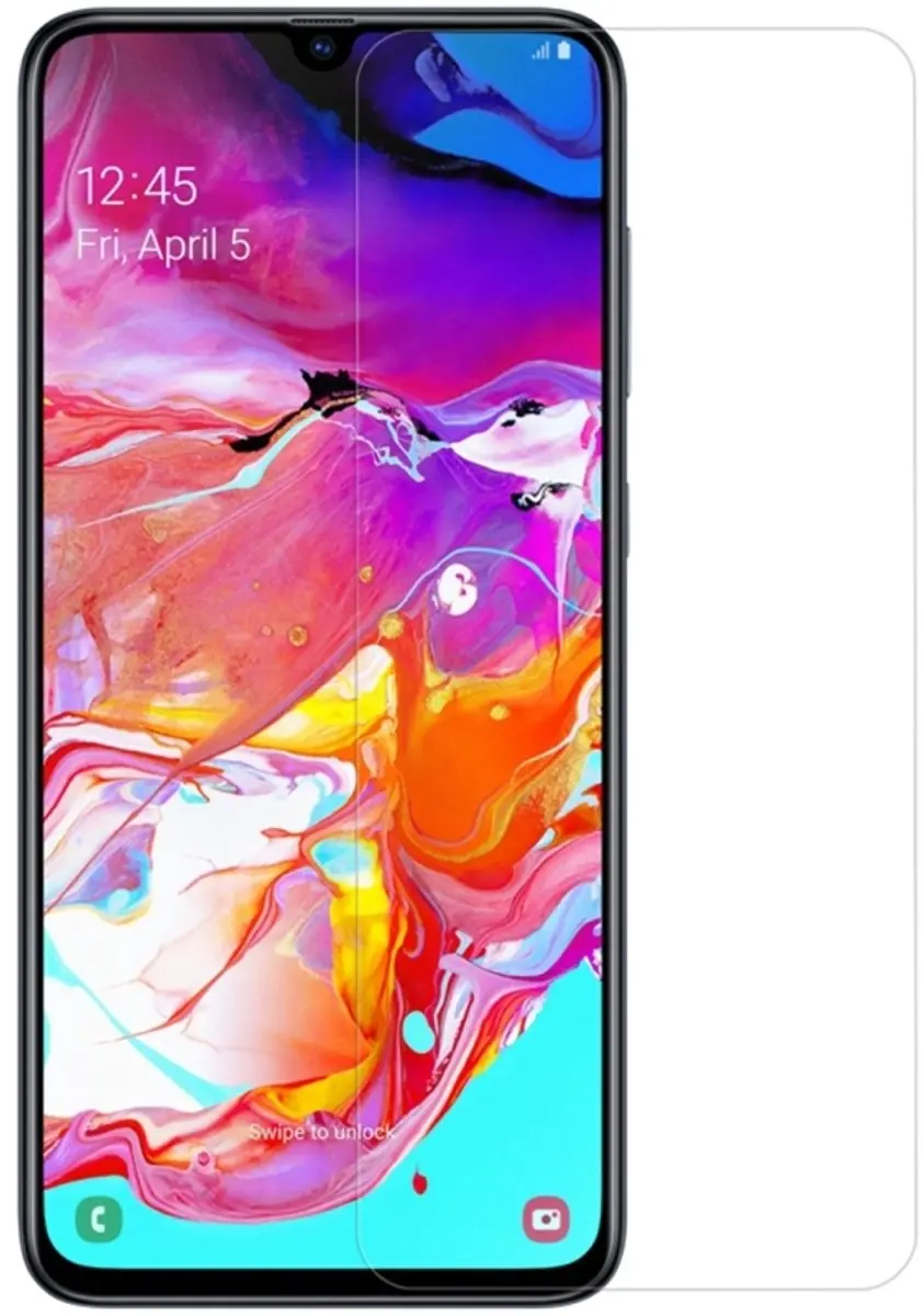 NILLKIN 9H 2.5DH Explosieveilige gehard glasfolie voor Galaxy A70