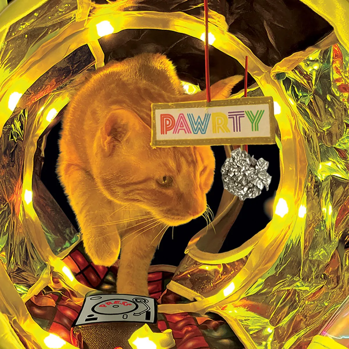 KONG Play Spaces Rave Cave - Geel/Meerkleurig