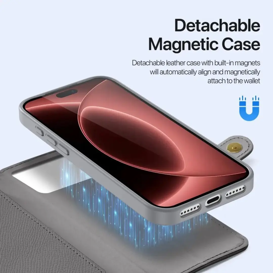 Dux Ducis Lawa Hoesje iPhone 18 Pro Max Grijs - afbeelding 4 van 6