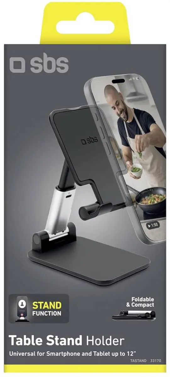 SBS Mobile Tafelstandaard 12 Inch - Zwart - afbeelding 4 van 5