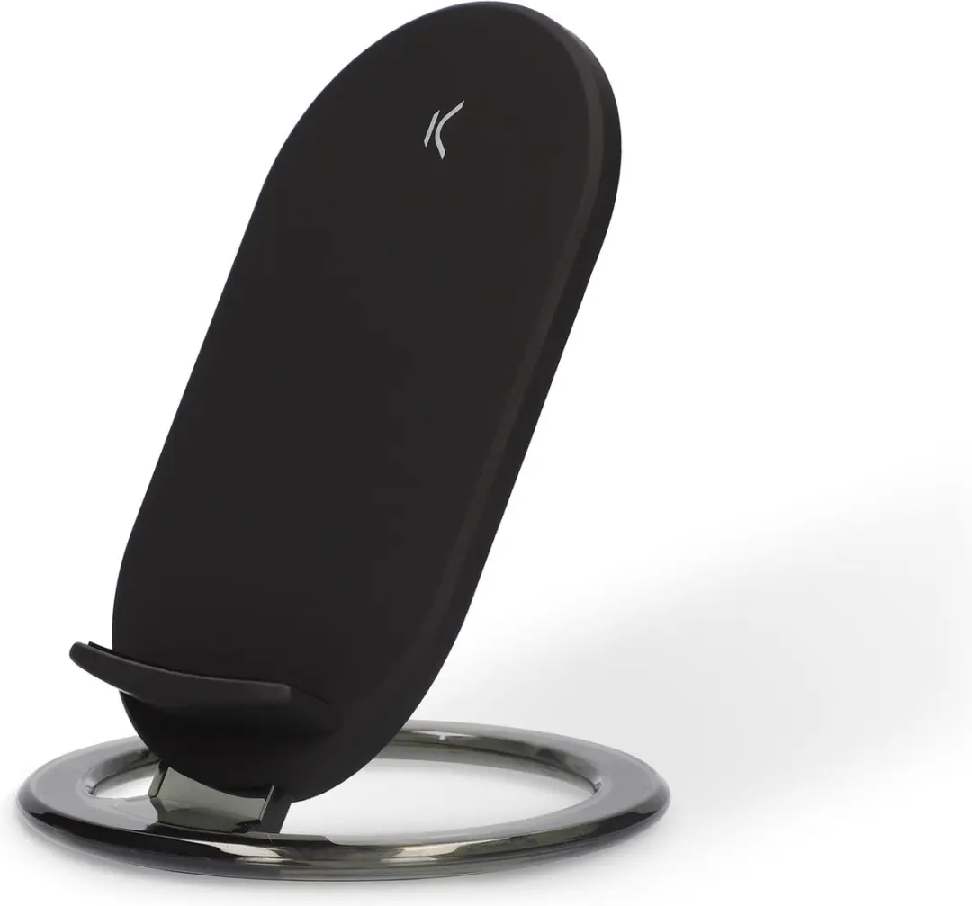 Ksix BXCQIFC01 oplader voor mobiele apparatuur Smartphone Zwart USB Draadloos op