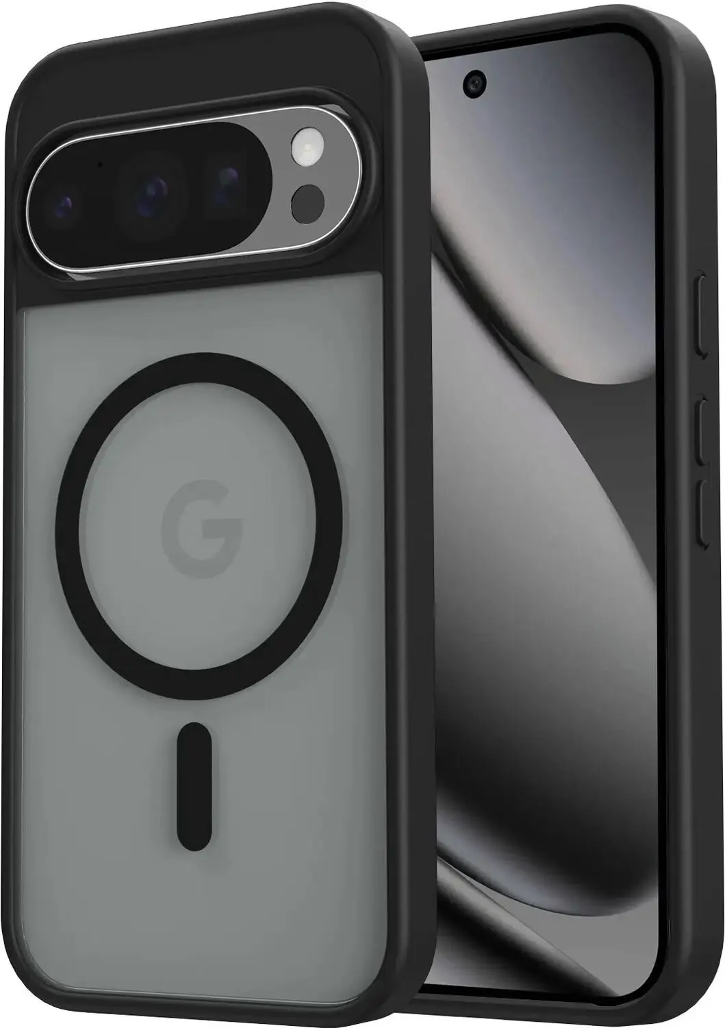 Google Pixel 11 Pro Hybrid Hoesje MagSafe - Matte Zwart - afbeelding 4 van 6