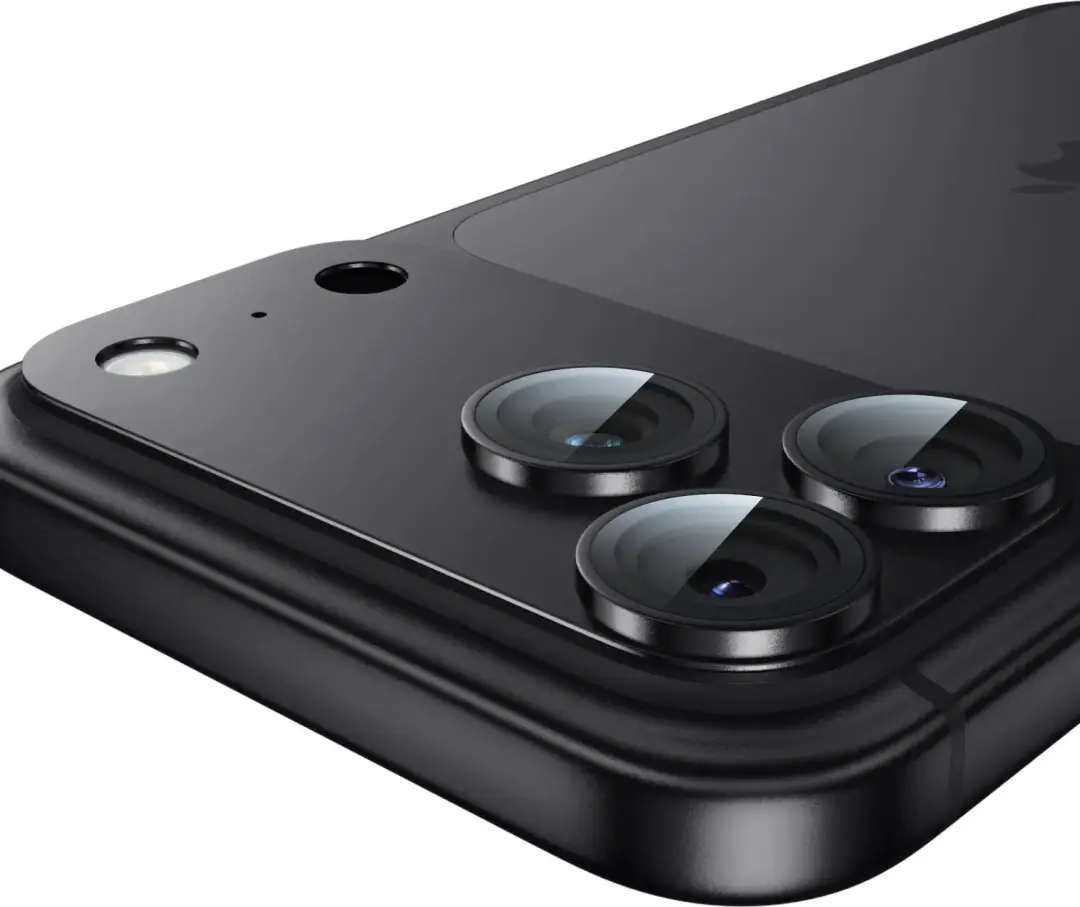 Buddi Focus Full Camera Protector iPhone 18 Pro Max - Matched Zwart - afbeelding 3 van 6