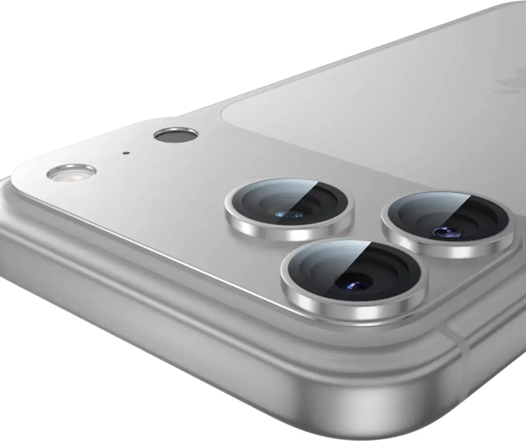 Buddi Focus iPhone 18 Pro Max Full Camera Protector - Matched Zilver - afbeelding 5 van 6