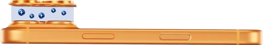 Buddi Focus Apple iPhone 17 Pro Max Full Camera Protector - Matched Oranje - afbeelding 4 van 6