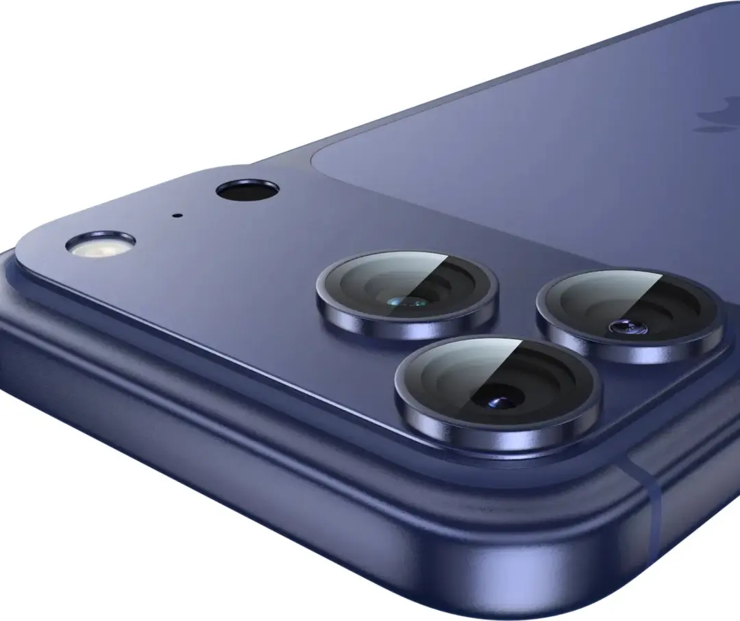 Buddi Focus iPhone 17 Pro Max Full Camera Protector - Matched Blauw - afbeelding 5 van 6