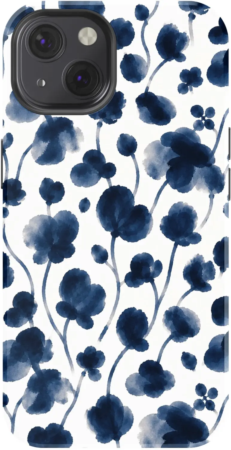 Selencia Hoesje iPhone 13 Midnight Blossom MagSafe