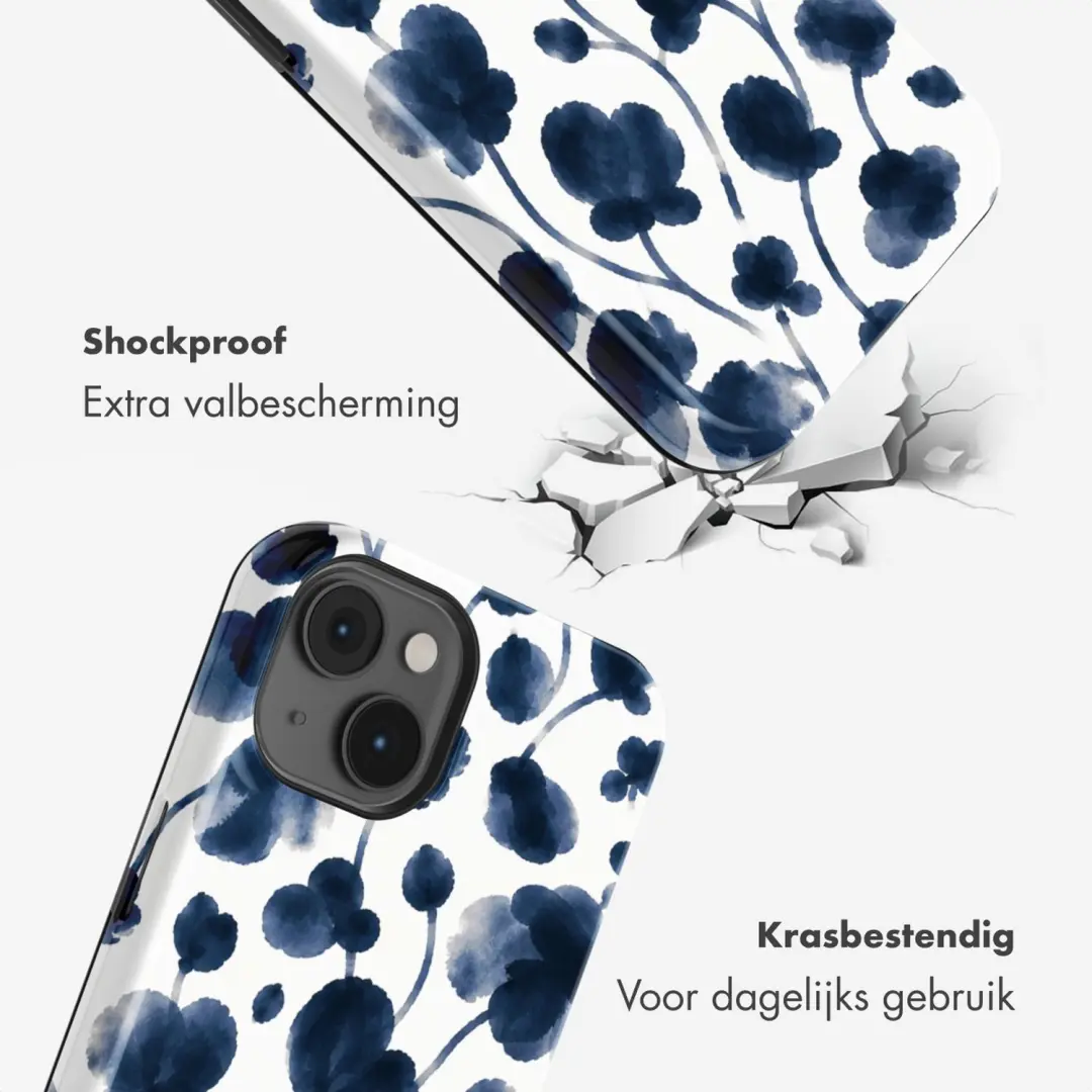 Selencia Hoesje iPhone 14 Midnight Blossom - afbeelding 3 van 6