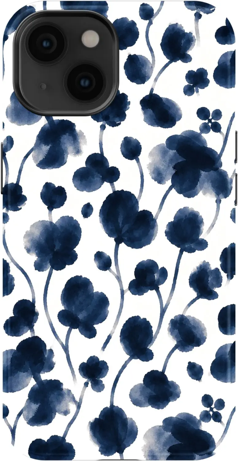 Selencia Midnight Blossom Hoesje iPhone 14 MagSafe