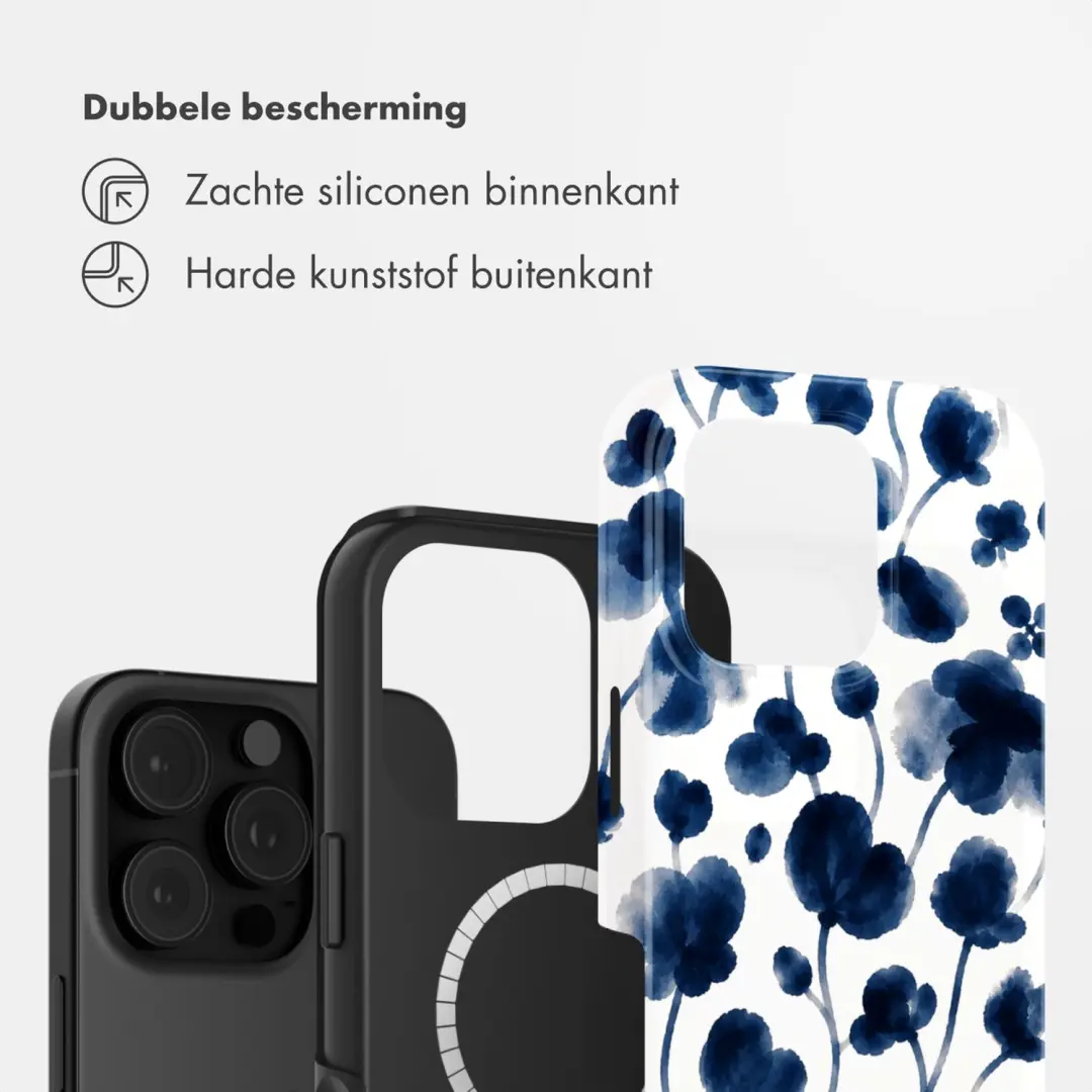 Selencia Midnight Blossom Hoesje iPhone 16 Pro MagSafe - afbeelding 2 van 6