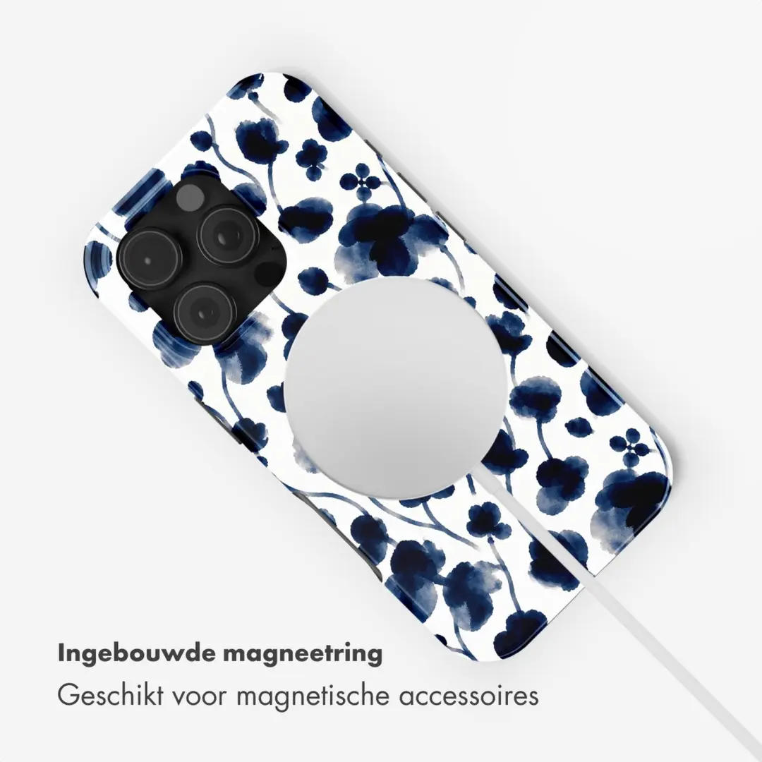 Selencia Midnight Blossom Hoesje iPhone 16 Pro MagSafe - afbeelding 5 van 6