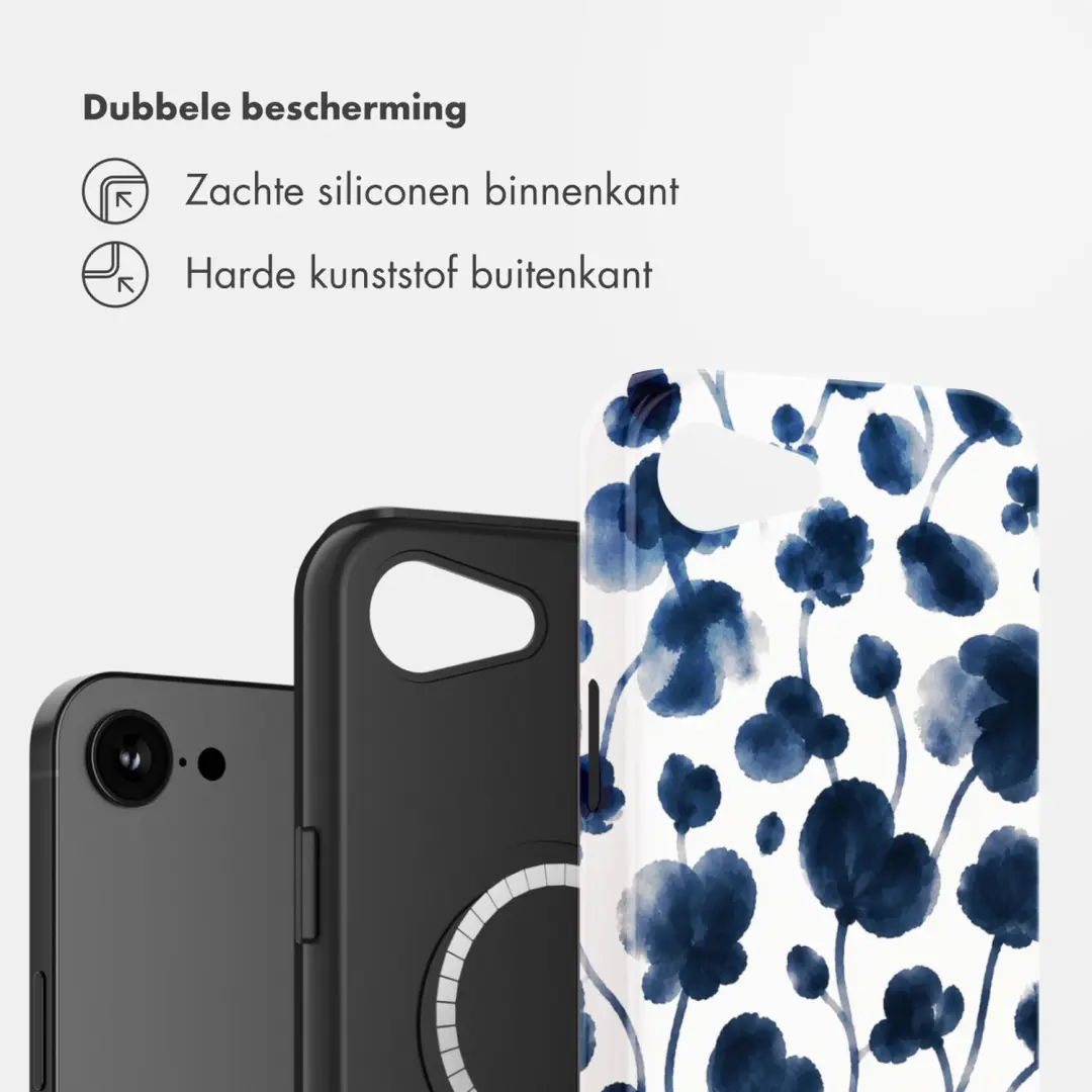 Selencia Midnight Blossom Hoesje iPhone 17e/16e MagSafe - afbeelding 2 van 6