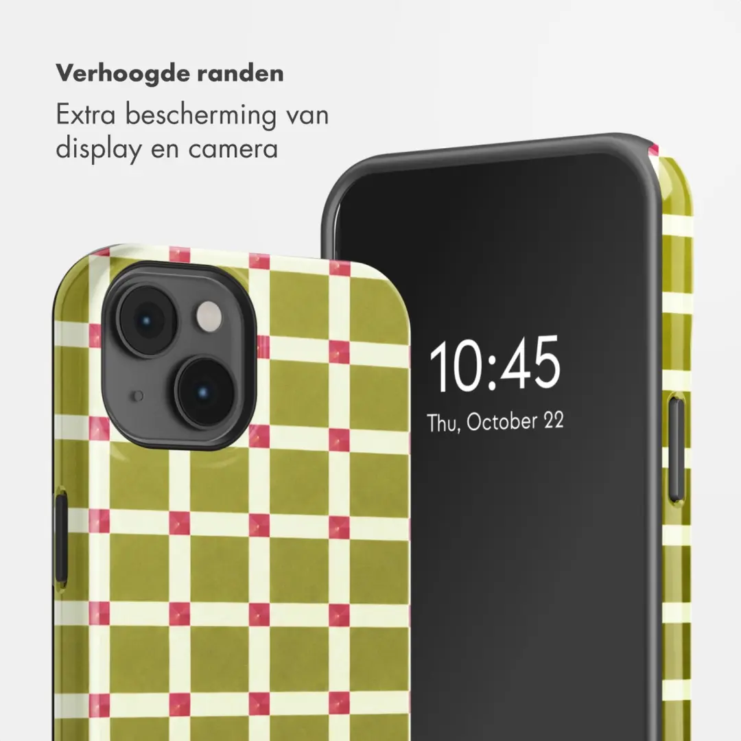 Selencia Check This Olive Hoesje iPhone 14 MagSafe - afbeelding 4 van 6