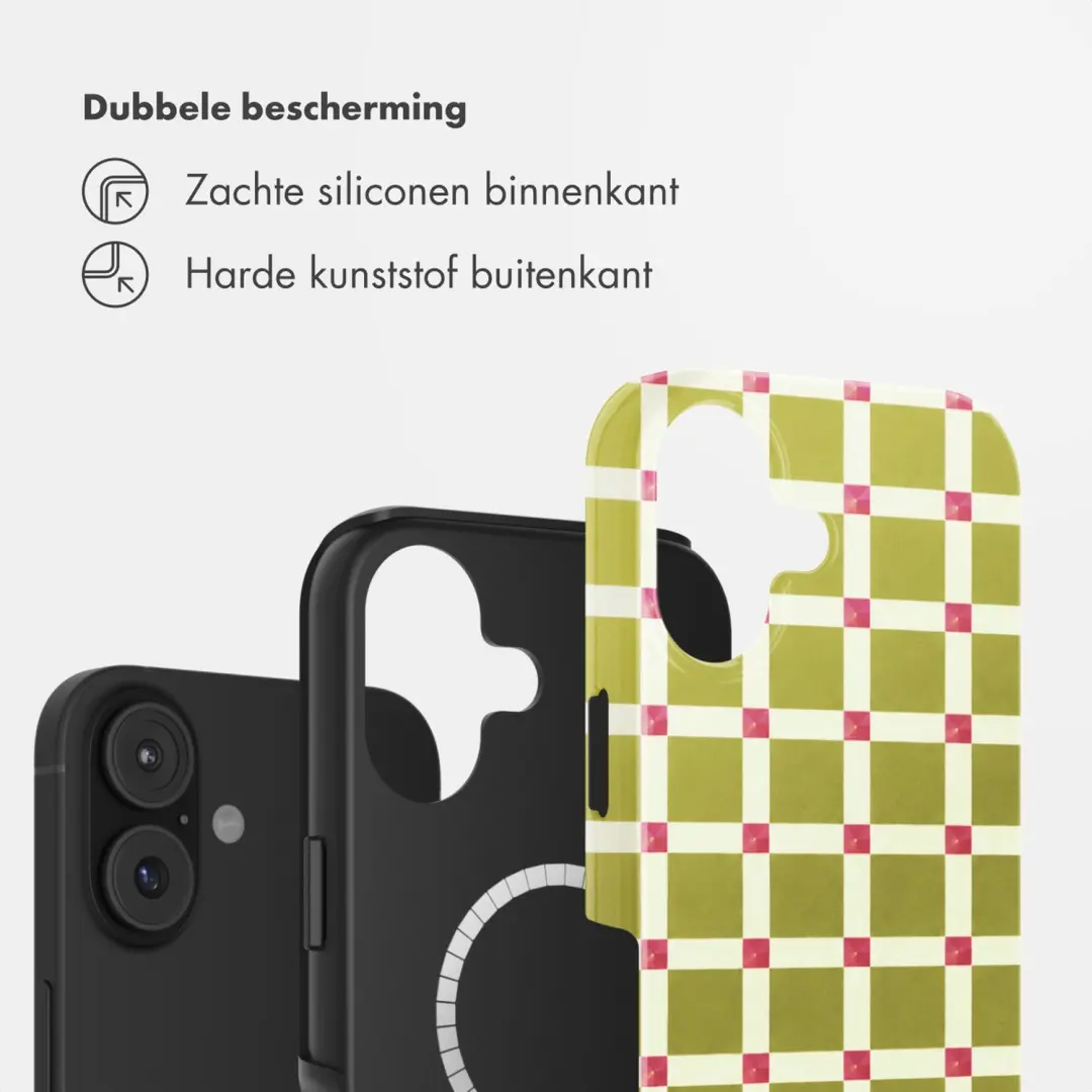 Selencia Check This Olive Hoesje iPhone 17 MagSafe - afbeelding 2 van 6