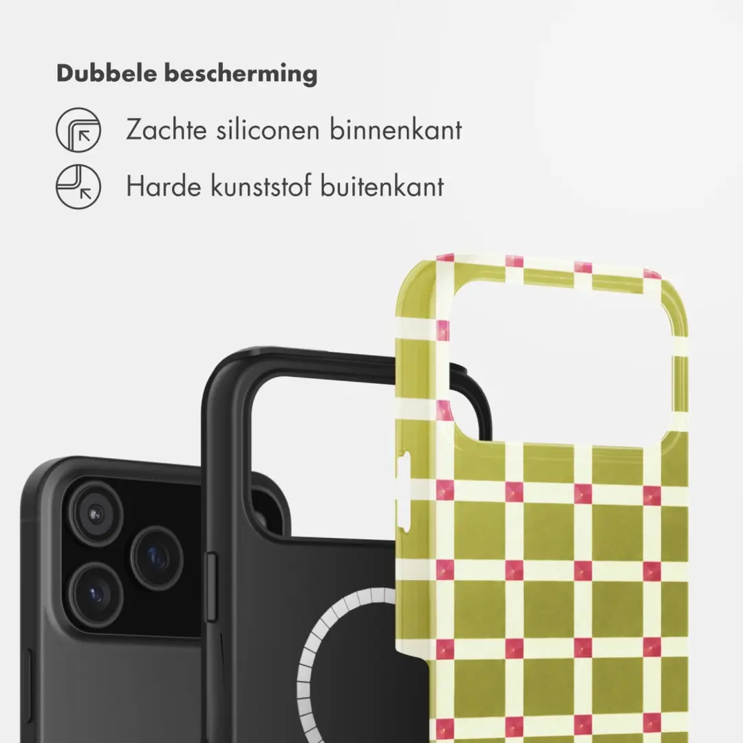Selencia Check This Olive Hoesje iPhone 18/17 Pro Max MagSafe - afbeelding 2 van 6