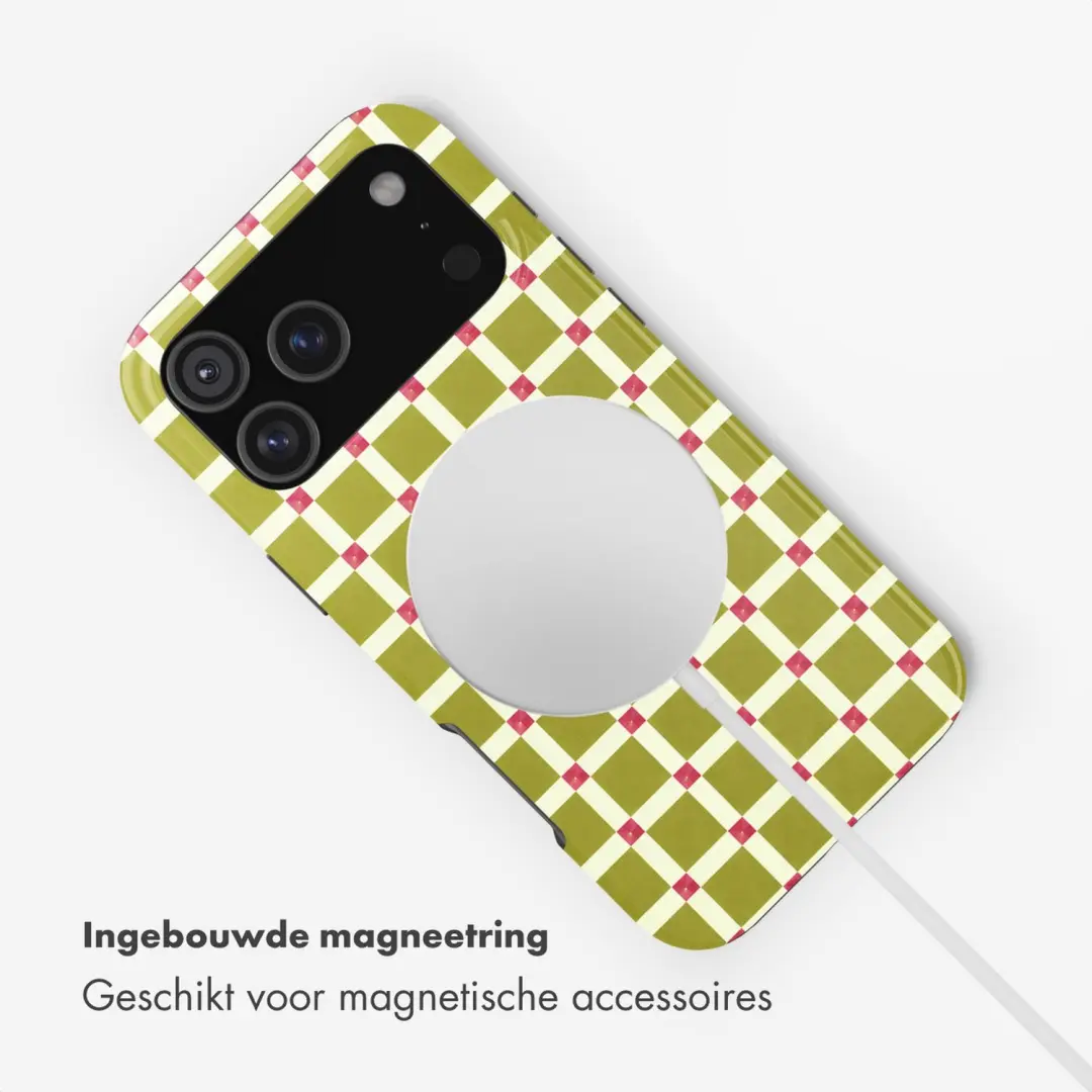 Selencia Check This Olive Hoesje iPhone 18/17 Pro Max MagSafe - afbeelding 5 van 6