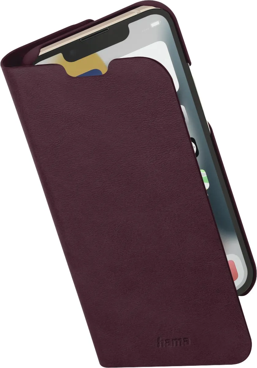 Hama Booklet Guard Pro Bordeaux iPhone 14 Plus Hoes - 1 Pasje - afbeelding 6 van 6